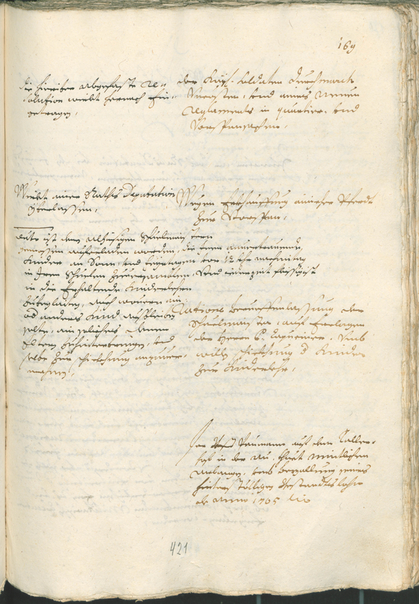 Civic Archives of Bozen-Bolzano - BOhisto Ratsprotokoll 1705/08 