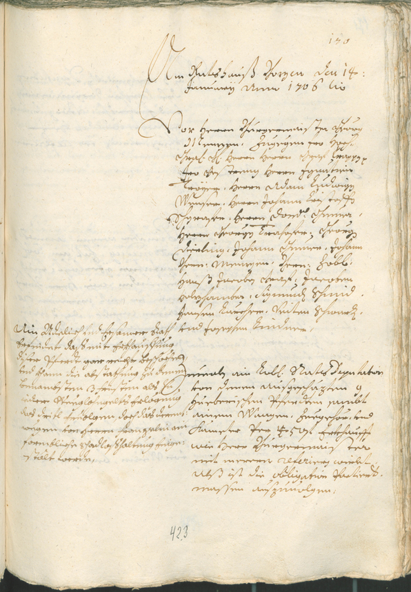 Archivio Storico della Città di Bolzano - BOhisto protocollo consiliare 1705/08 