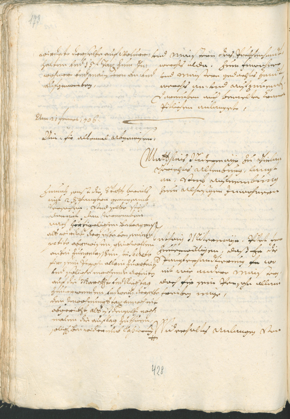 Civic Archives of Bozen-Bolzano - BOhisto Ratsprotokoll 1705/08 