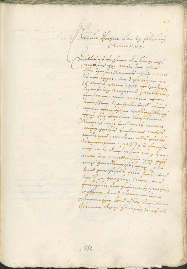 Archivio Storico della Città di Bolzano - BOhisto protocollo consiliare 1705/08 