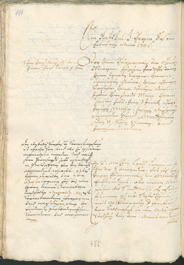 Archivio Storico della Città di Bolzano - BOhisto protocollo consiliare 1705/08 