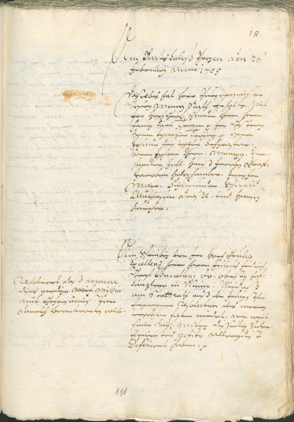 Civic Archives of Bozen-Bolzano - BOhisto Ratsprotokoll 1705/08 