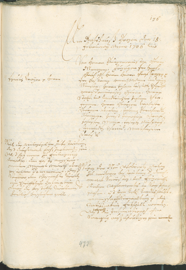 Civic Archives of Bozen-Bolzano - BOhisto Ratsprotokoll 1705/08 