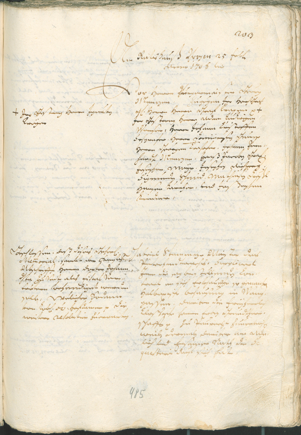 Civic Archives of Bozen-Bolzano - BOhisto Ratsprotokoll 1705/08 