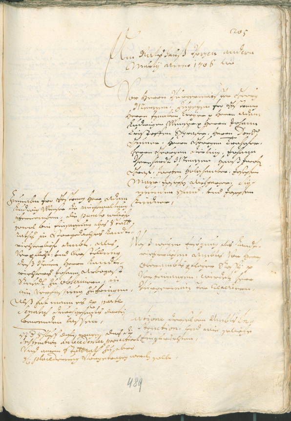 Civic Archives of Bozen-Bolzano - BOhisto Ratsprotokoll 1705/08 