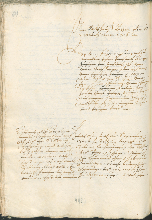 Civic Archives of Bozen-Bolzano - BOhisto Ratsprotokoll 1705/08 