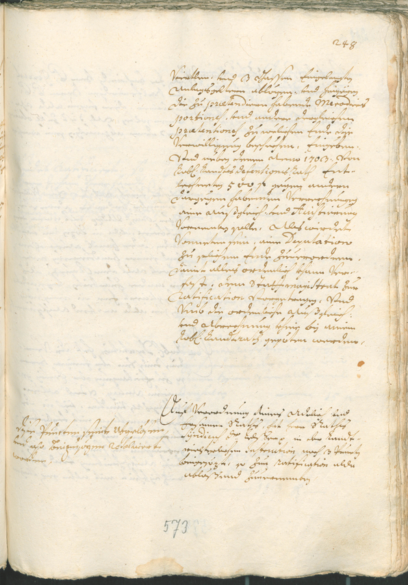 Archivio Storico della Città di Bolzano - BOhisto protocollo consiliare 1705/08 