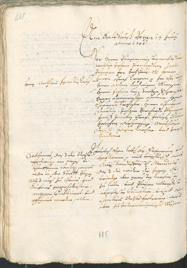 Archivio Storico della Città di Bolzano - BOhisto protocollo consiliare 1705/08 