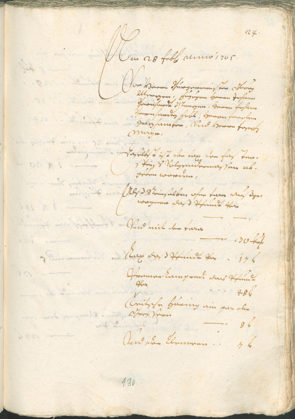 Civic Archives of Bozen-Bolzano - BOhisto Ratsprotokoll 1705/08 