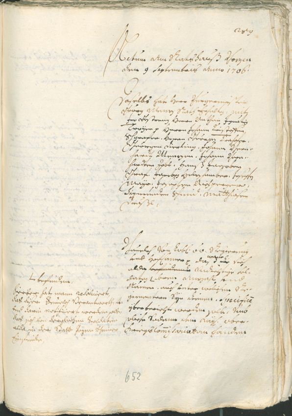 Civic Archives of Bozen-Bolzano - BOhisto Ratsprotokoll 1705/08 