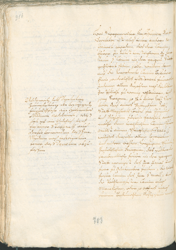 Archivio Storico della Città di Bolzano - BOhisto protocollo consiliare 1705/08 