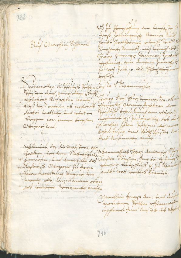 Archivio Storico della Città di Bolzano - BOhisto protocollo consiliare 1705/08 