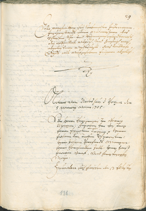 Archivio Storico della Città di Bolzano - BOhisto protocollo consiliare 1705/08 