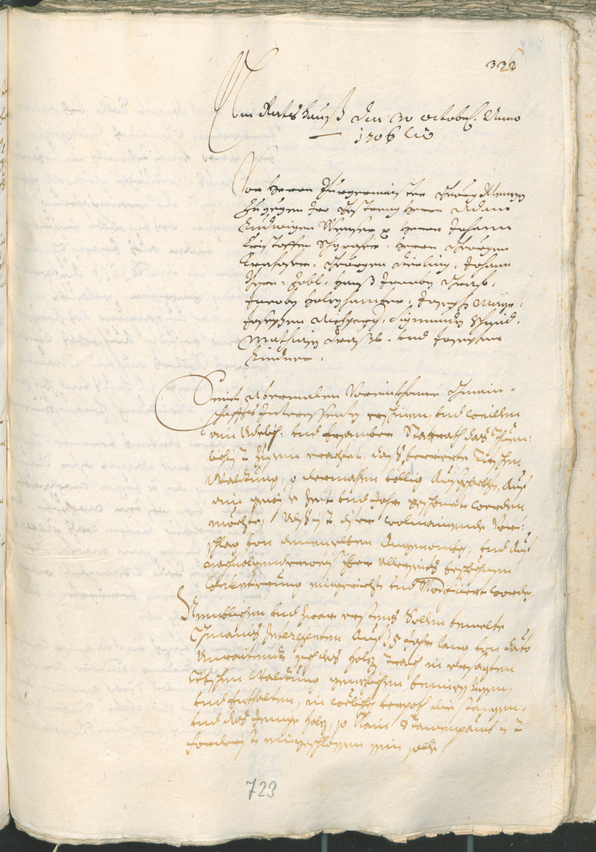 Civic Archives of Bozen-Bolzano - BOhisto Ratsprotokoll 1705/08 