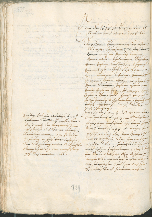 Civic Archives of Bozen-Bolzano - BOhisto Ratsprotokoll 1705/08 