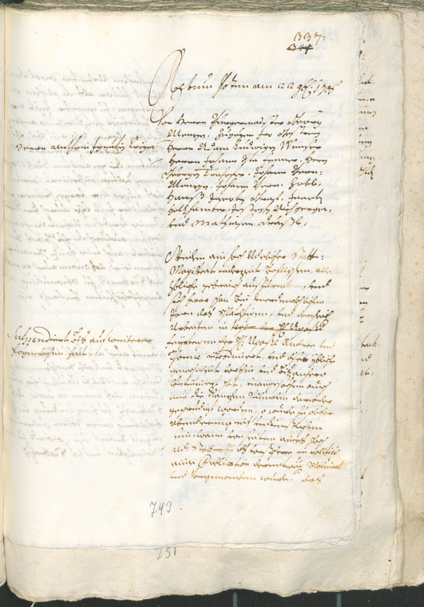 Archivio Storico della Città di Bolzano - BOhisto protocollo consiliare 1705/08 