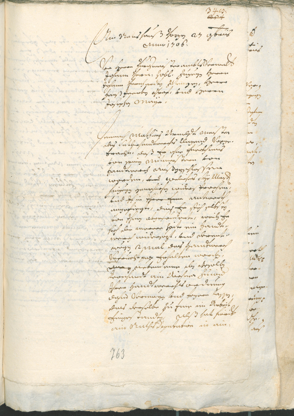 Civic Archives of Bozen-Bolzano - BOhisto Ratsprotokoll 1705/08 