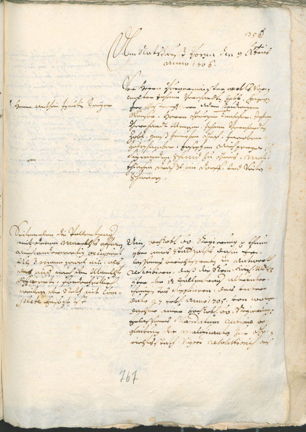 Civic Archives of Bozen-Bolzano - BOhisto Ratsprotokoll 1705/08 