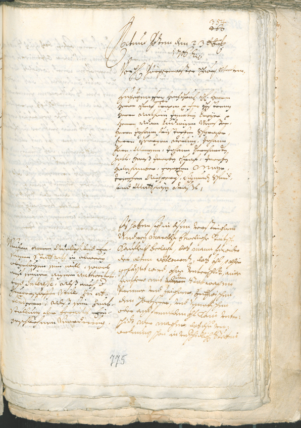 Stadtarchiv Bozen - BOhisto Ratsprotokoll 1705/08 