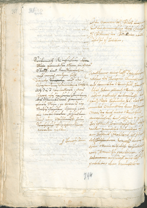 Civic Archives of Bozen-Bolzano - BOhisto Ratsprotokoll 1705/08 