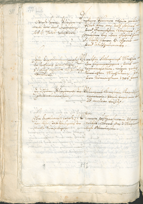 Civic Archives of Bozen-Bolzano - BOhisto Ratsprotokoll 1705/08 