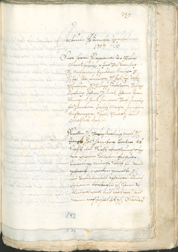 Archivio Storico della Città di Bolzano - BOhisto protocollo consiliare 1705/08 