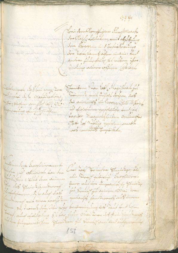 Civic Archives of Bozen-Bolzano - BOhisto Ratsprotokoll 1705/08 