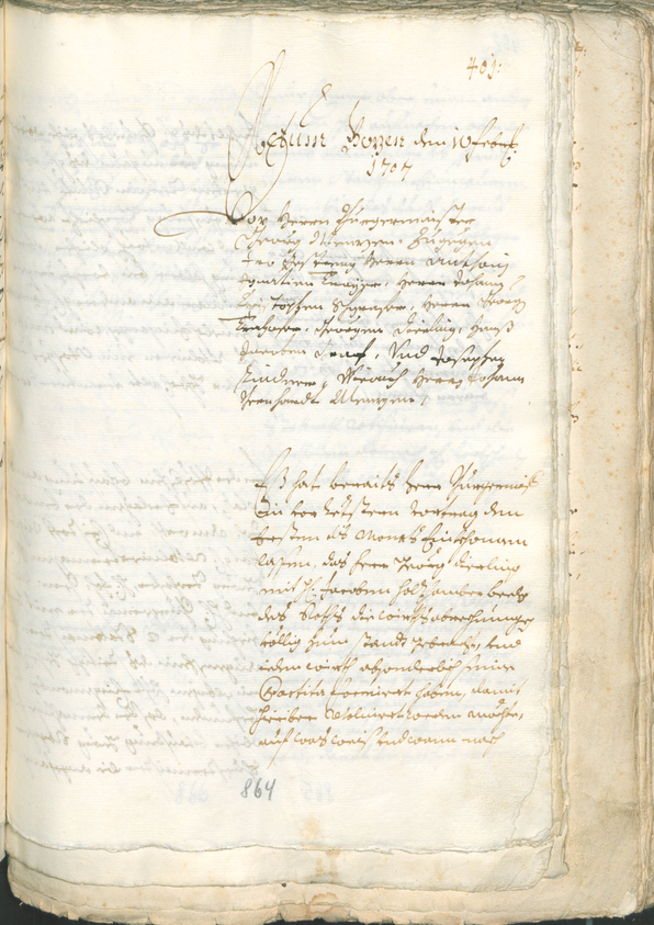 Archivio Storico della Città di Bolzano - BOhisto protocollo consiliare 1705/08 