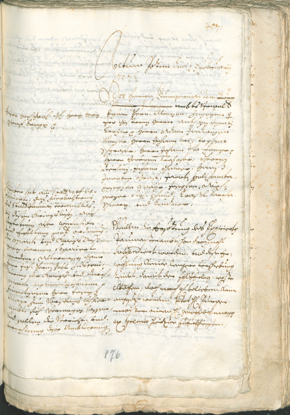 Civic Archives of Bozen-Bolzano - BOhisto Ratsprotokoll 1705/08 