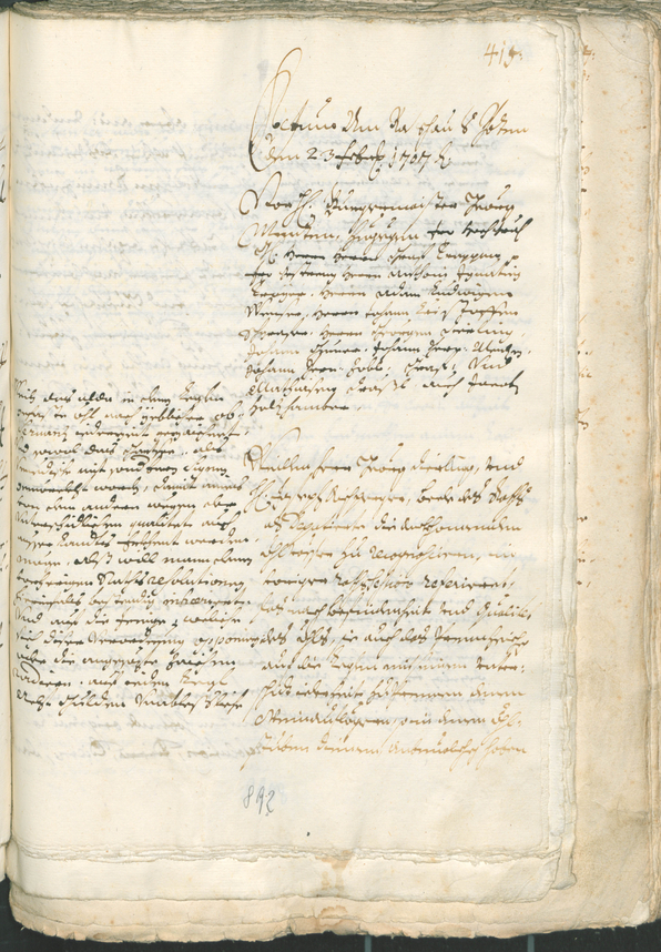 Archivio Storico della Città di Bolzano - BOhisto protocollo consiliare 1705/08 