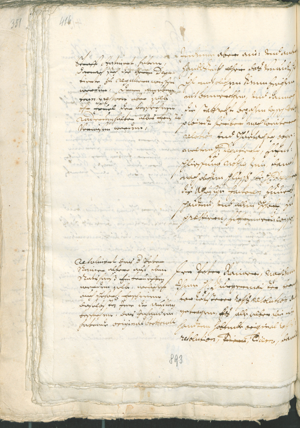 Stadtarchiv Bozen - BOhisto Ratsprotokoll 1705/08 