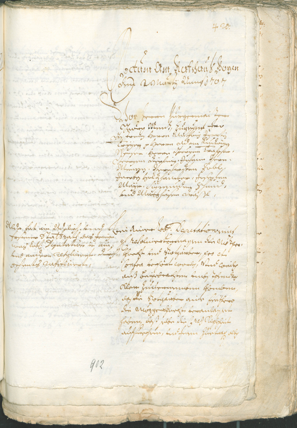 Civic Archives of Bozen-Bolzano - BOhisto Ratsprotokoll 1705/08 