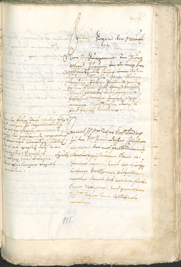 Civic Archives of Bozen-Bolzano - BOhisto Ratsprotokoll 1705/08 