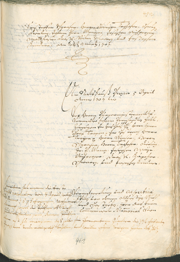 Archivio Storico della Città di Bolzano - BOhisto protocollo consiliare 1705/08 