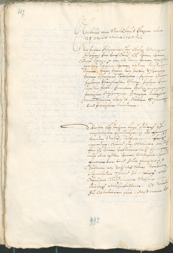 Archivio Storico della Città di Bolzano - BOhisto protocollo consiliare 1705/08 