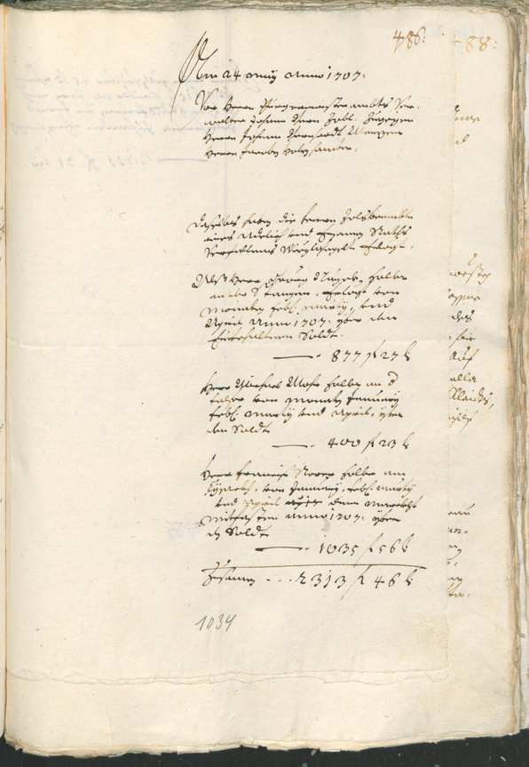 Civic Archives of Bozen-Bolzano - BOhisto Ratsprotokoll 1705/08 