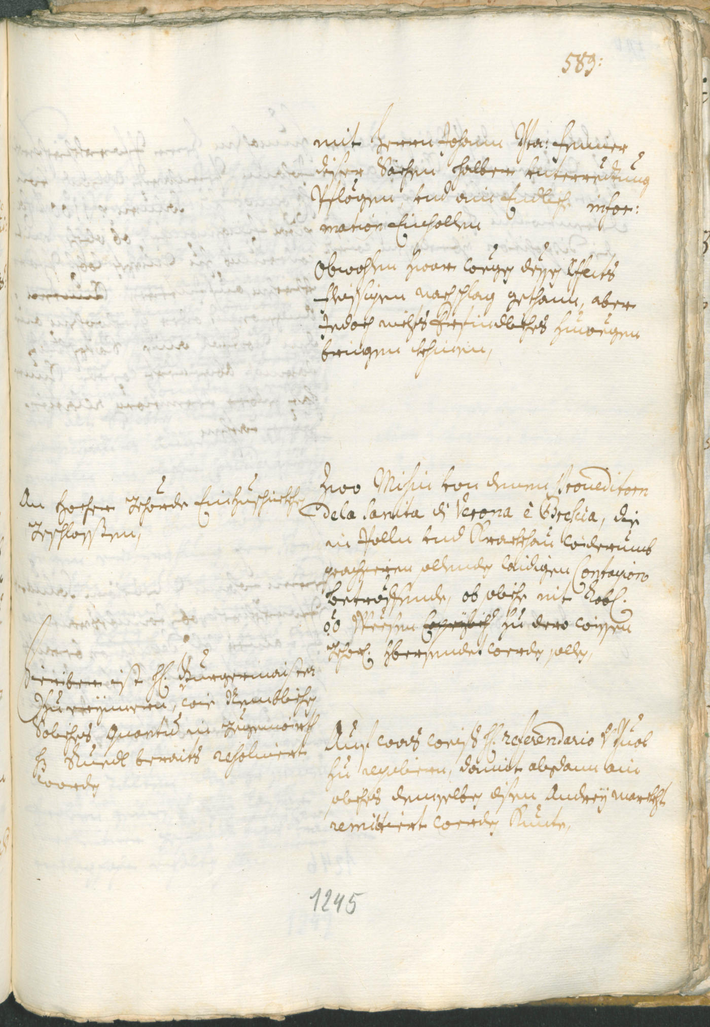 Stadtarchiv Bozen - BOhisto Ratsprotokoll 1705/08 