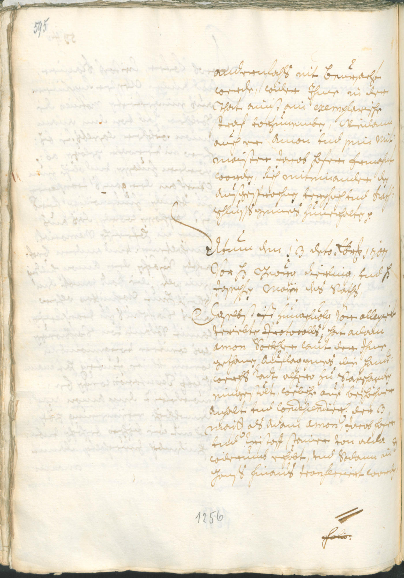Stadtarchiv Bozen - BOhisto Ratsprotokoll 1705/08 