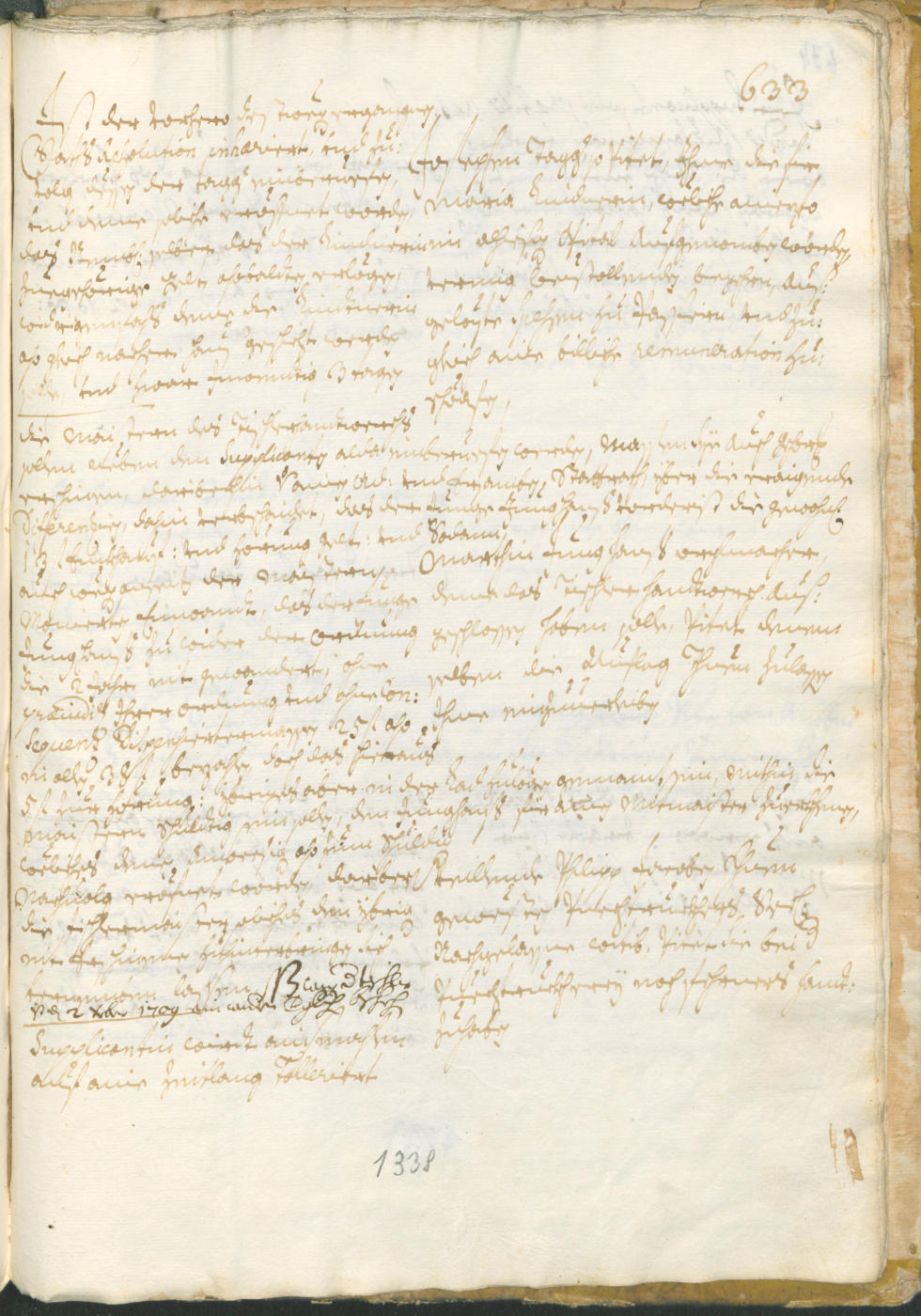 Stadtarchiv Bozen - BOhisto Ratsprotokoll 1705/08 
