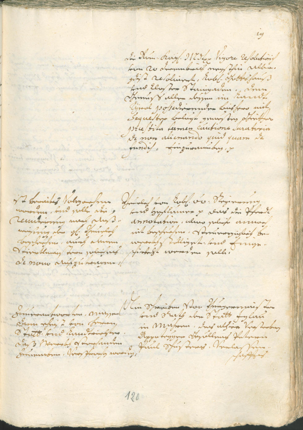 Civic Archives of Bozen-Bolzano - BOhisto Ratsprotokoll 1705/08 