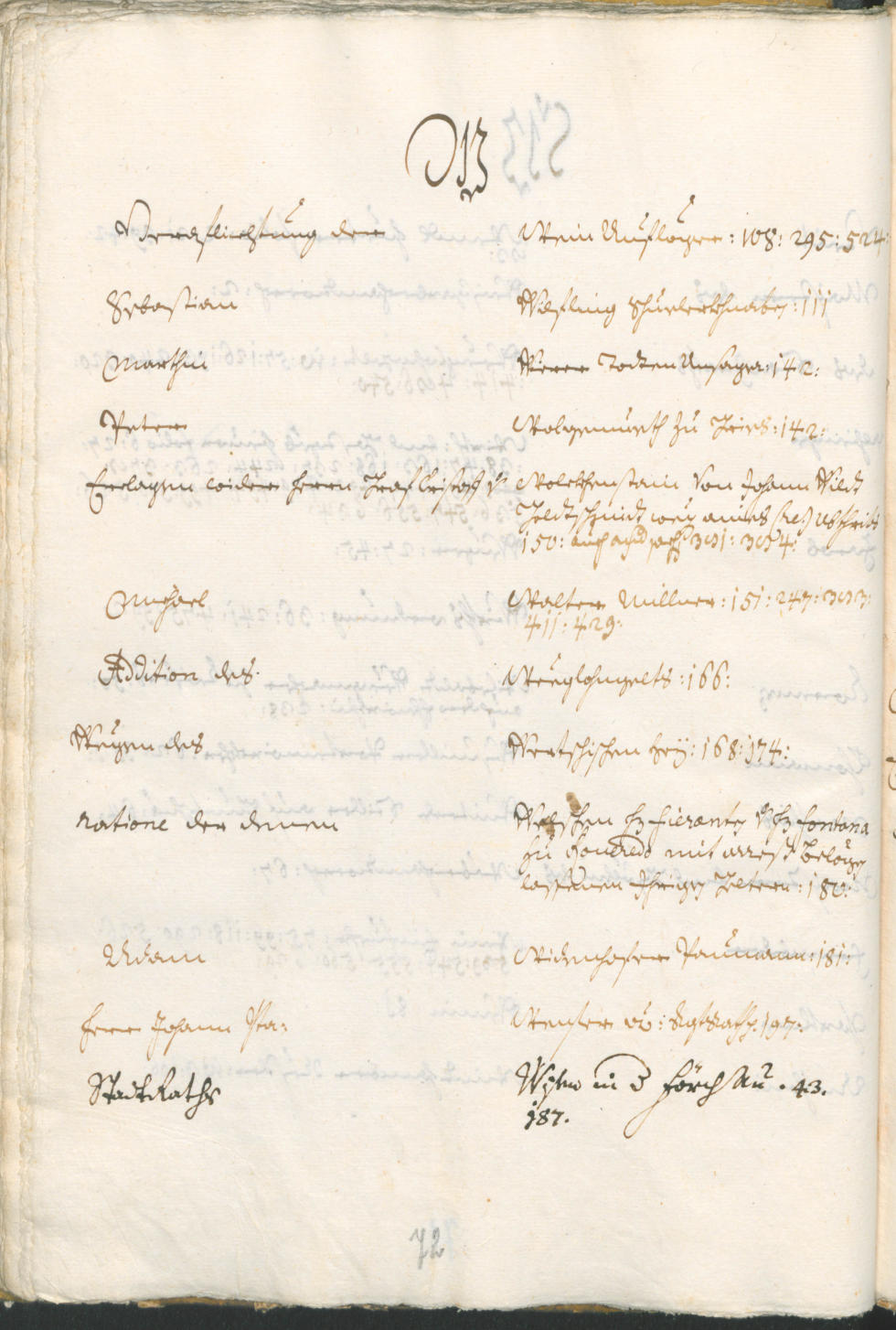 Civic Archives of Bozen-Bolzano - BOhisto Ratsprotokoll 1705/08 