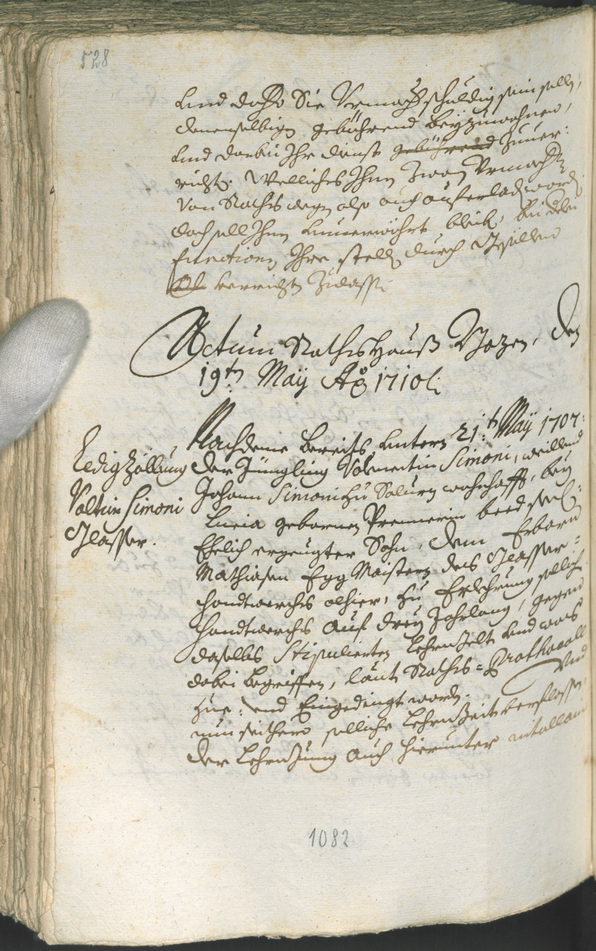 Civic Archives of Bozen-Bolzano - BOhisto Ratsprotokoll 1708/11 