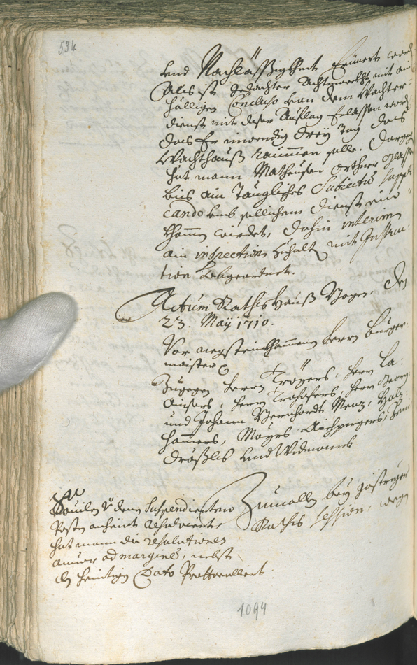 Civic Archives of Bozen-Bolzano - BOhisto Ratsprotokoll 1708/11 