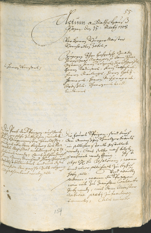 Civic Archives of Bozen-Bolzano - BOhisto Ratsprotokoll 1708/11 