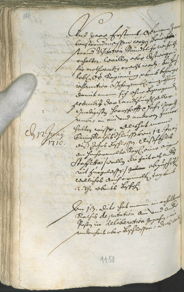 Archivio Storico della Città di Bolzano - BOhisto protocollo consiliare 1708/11 