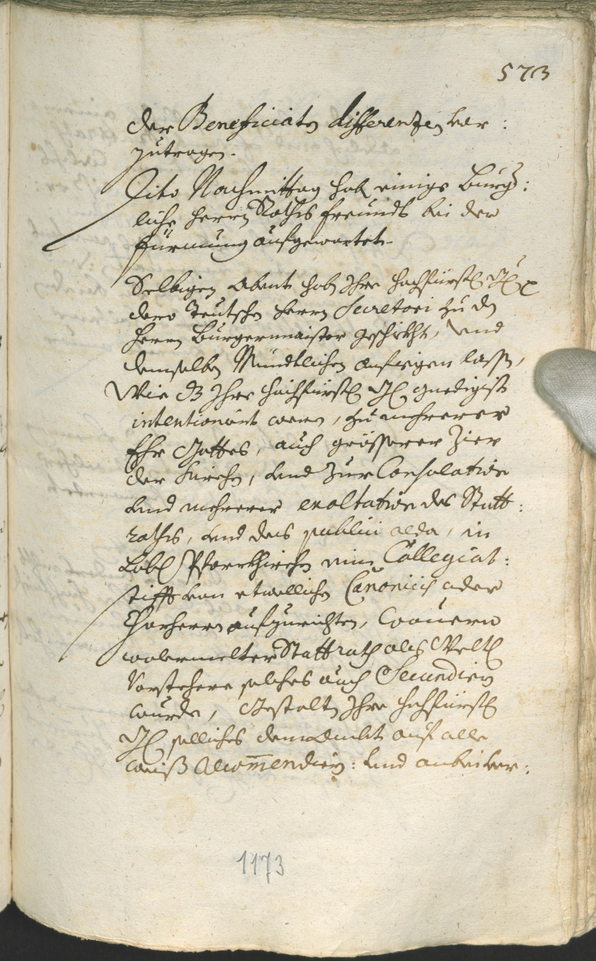 Stadtarchiv Bozen - BOhisto Ratsprotokoll 1708/11 