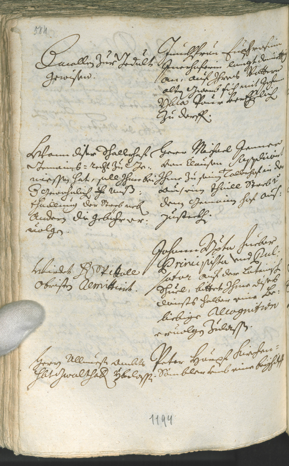 Stadtarchiv Bozen - BOhisto Ratsprotokoll 1708/11 