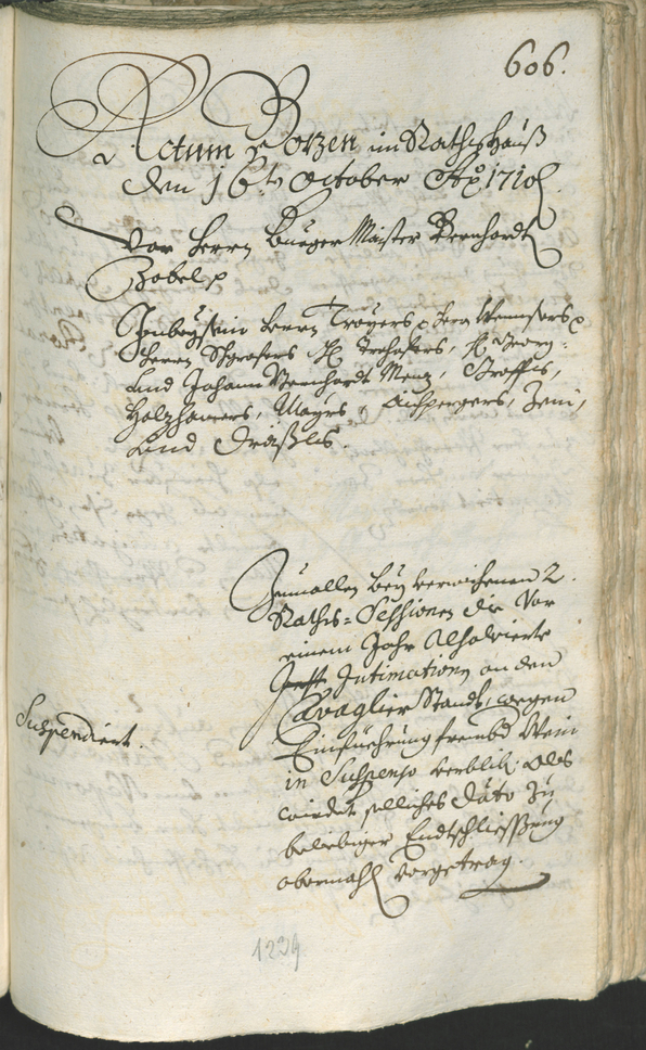 Civic Archives of Bozen-Bolzano - BOhisto Ratsprotokoll 1708/11 