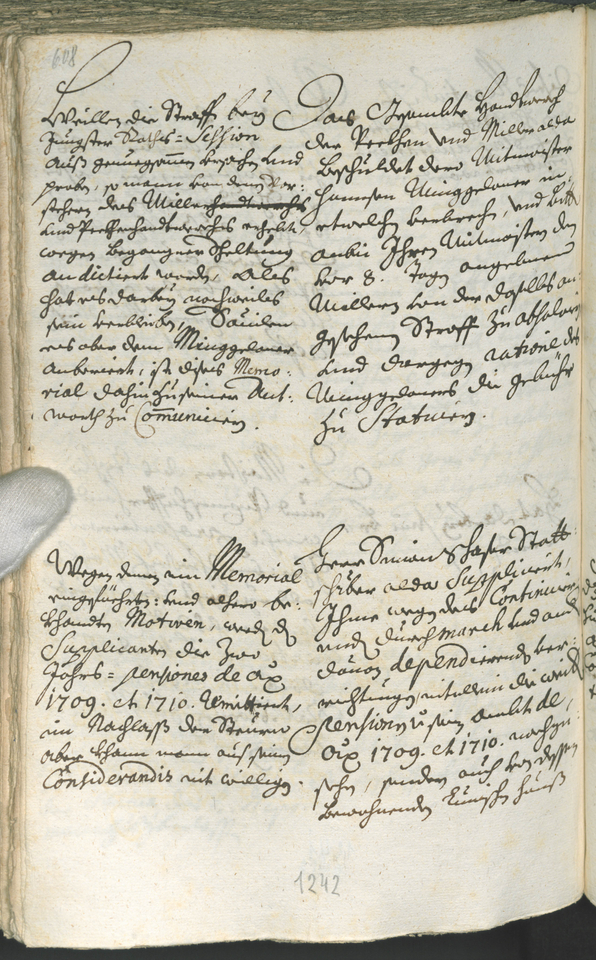 Civic Archives of Bozen-Bolzano - BOhisto Ratsprotokoll 1708/11 