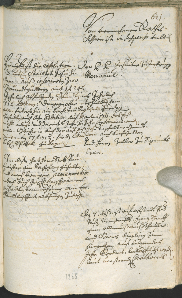 Civic Archives of Bozen-Bolzano - BOhisto Ratsprotokoll 1708/11 